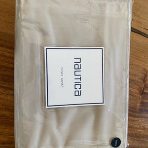 New Twin-sized Nautica Twill Chino Duvet Cover